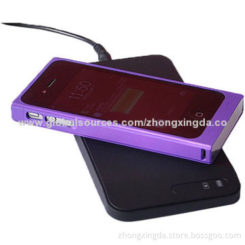 Qi Compatible Wireless Charger for iPhone 5S, Samsung Galaxy S4/Note3, 1,200mm² Charging Area